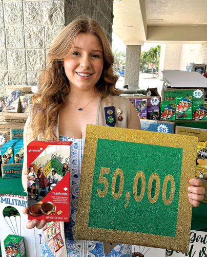 Cookie Queen | Olivia Trader, Cape Coral resident & sales superstar, has sold a record 50,000 boxes of Girl Scout cookies